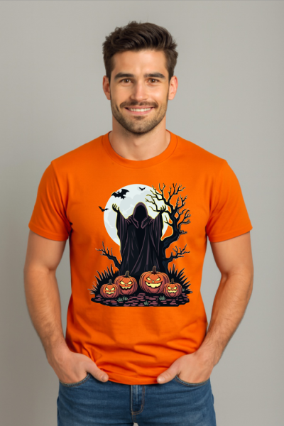 Pánské  tričko Halloween duch2